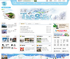 태백시청 관광 포털